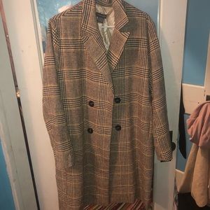 Sans souci plaid coat